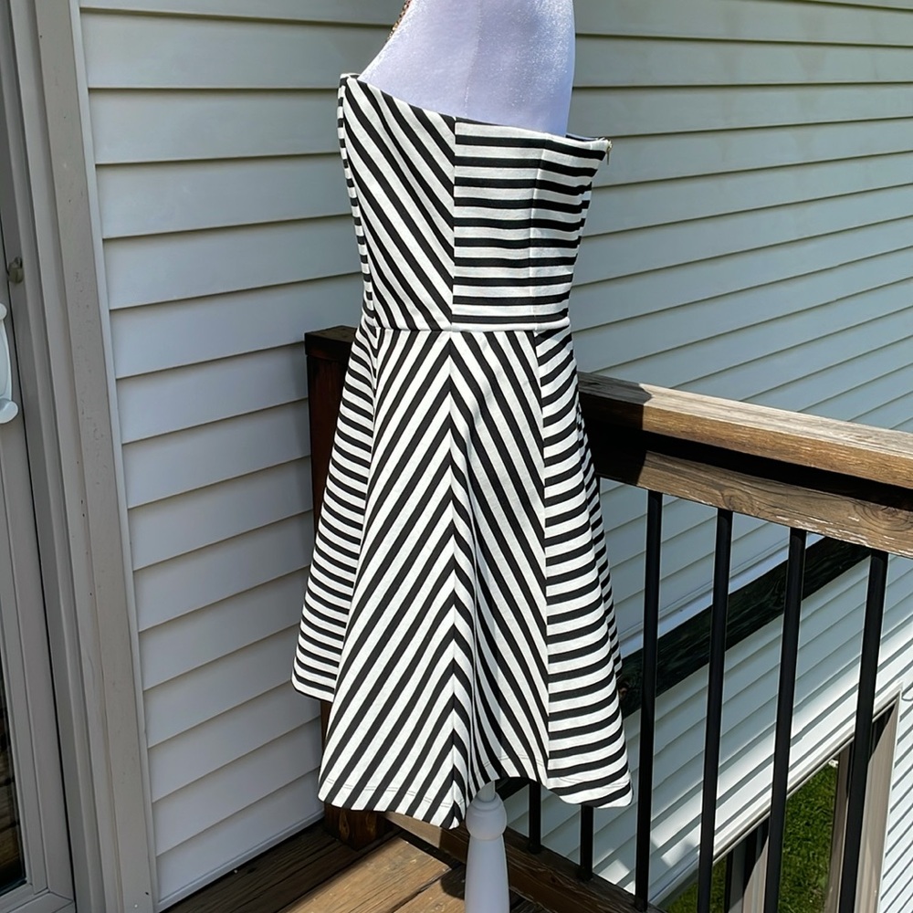 Ponte Knit Strapless Mini by Express - Picture 6 of 14